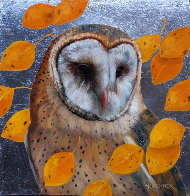 leslie kirchner, leslie kirchner art, leslie kirchner artist, wildlife art, wildlife artist, nature art, nature artist, western art, western artist, owl, owl art, owl painting, barn owl, barn owl painting, barn owl art