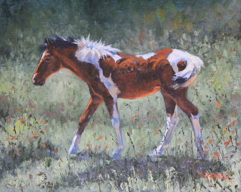 leslie kirchner, leslie kirchner art, leslie kirchner artist, western art, western artist, wildlife art, wildlife artist,nature art, nature artist, horse art, horse, foal, filly, horse painting, foal painting, filly painting